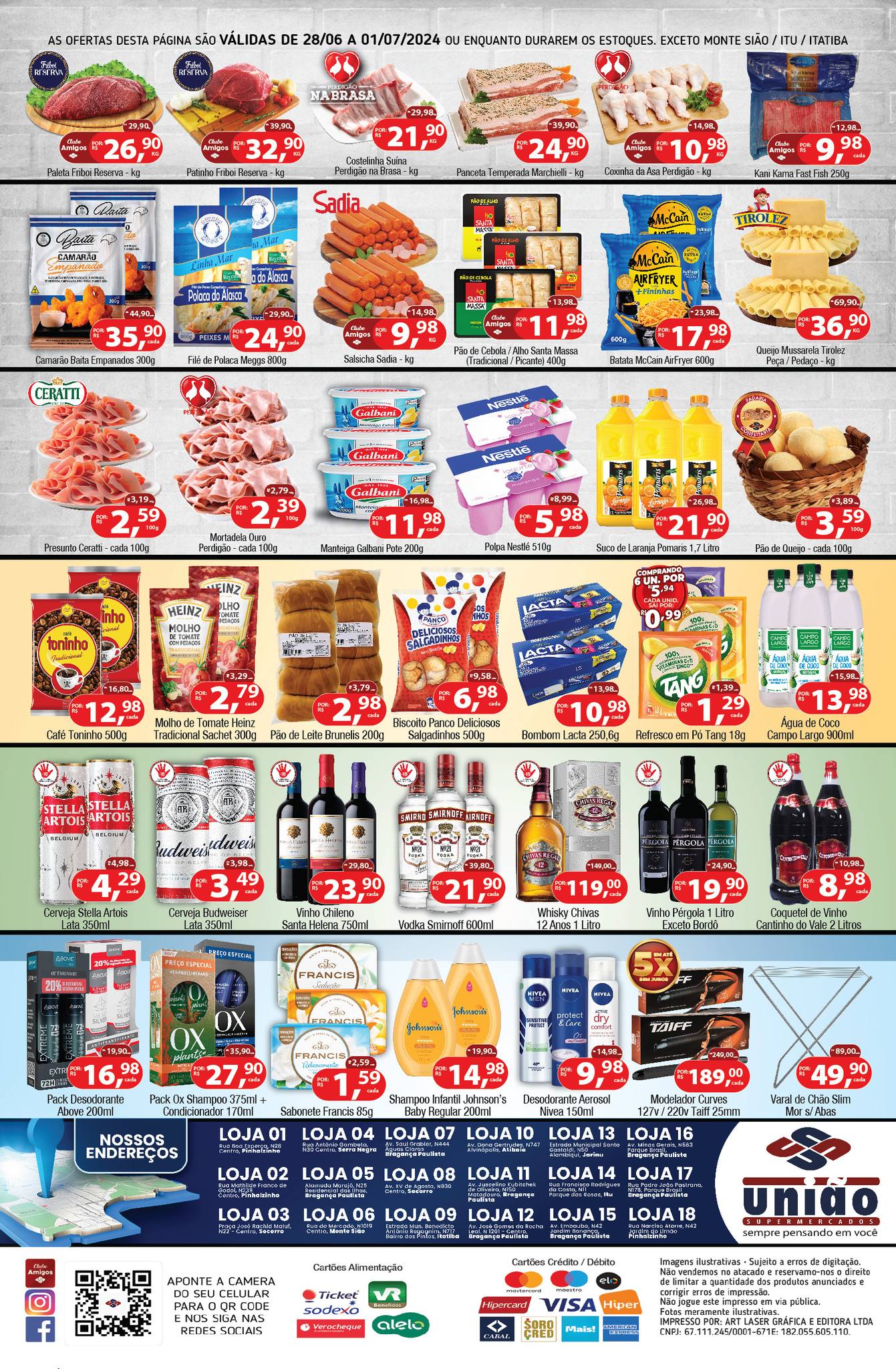 União Supermercados tem mais de 70 ofertas para o sábado e domingo