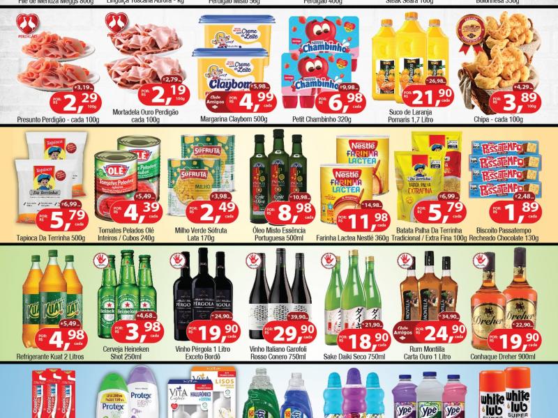 União Supermercados tem quarta e quinta-feira de mais de 70 ofertas