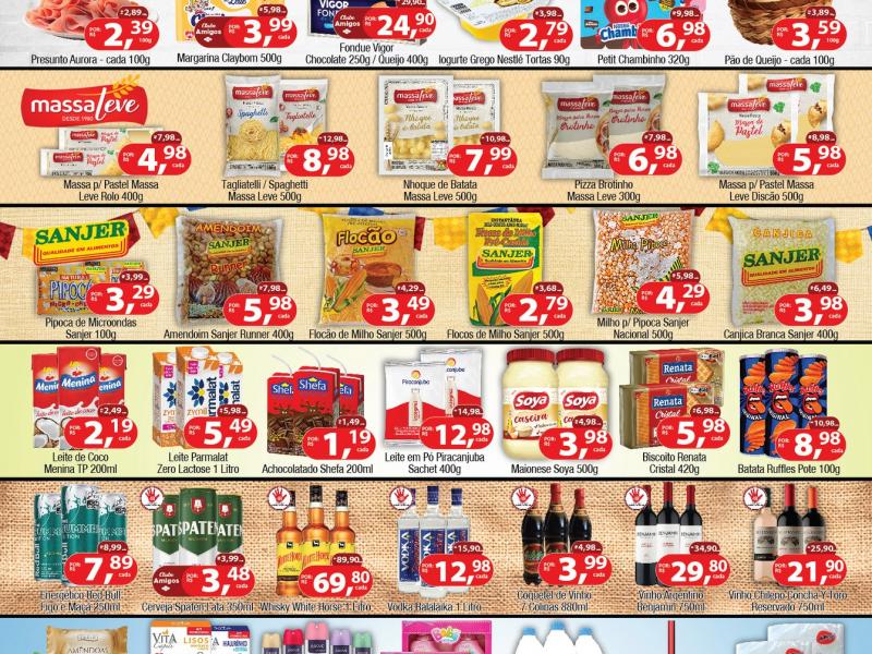 União Supermercados tem mais de 70 ofertas na loja de Serra Negra